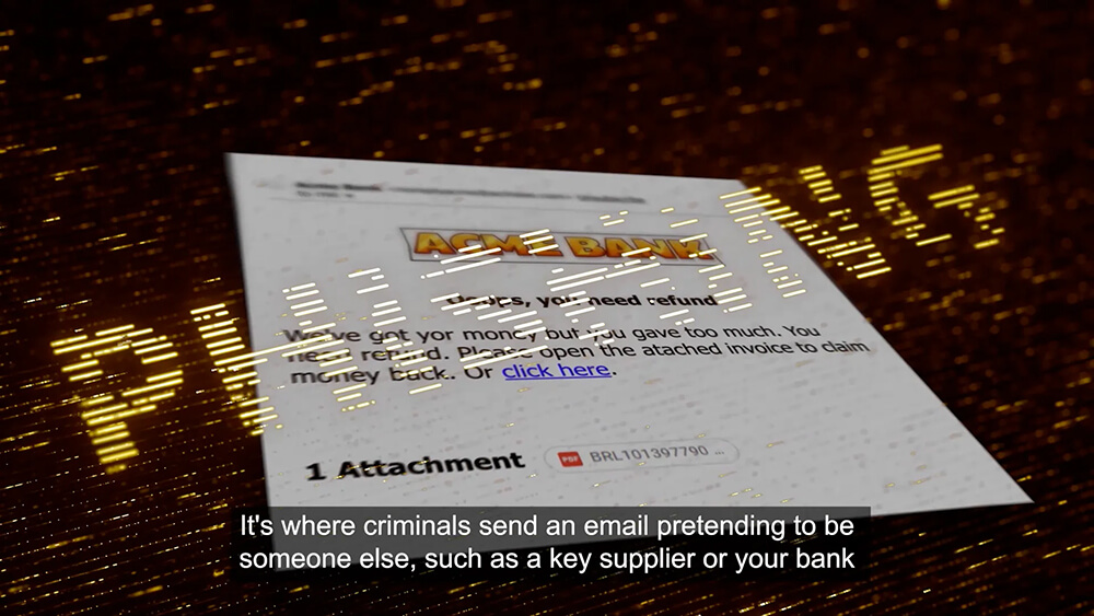 Video resource: What is phishing?