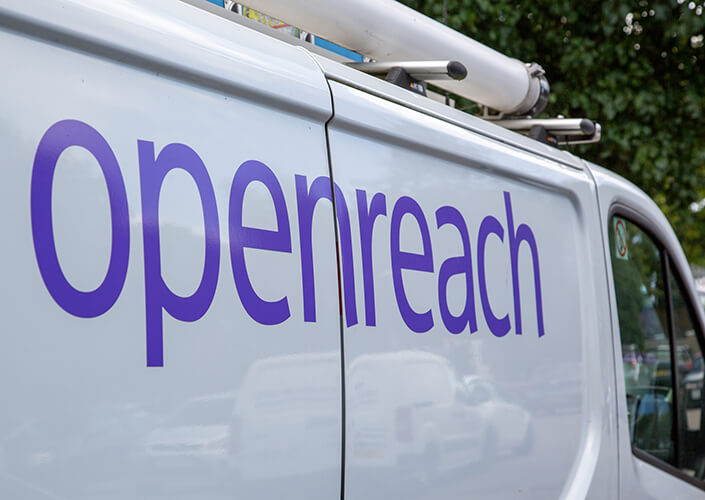 BT Openreach Van